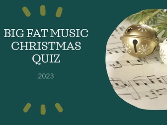 Big Christmas Music Quiz 2023!