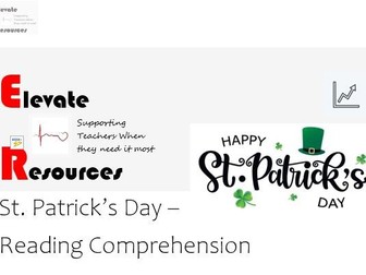 St. Patrick's Day Reading Comprehension - Free Sample