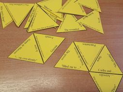 Checking Out Me History - Tarsia jigsaw puzzle