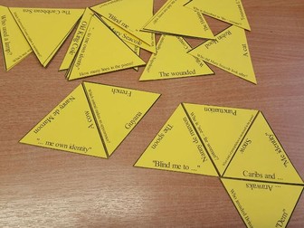 Checking Out Me History - Tarsia jigsaw puzzle