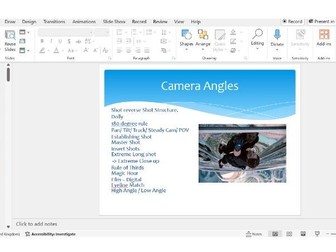 Camera Angles - Key Element