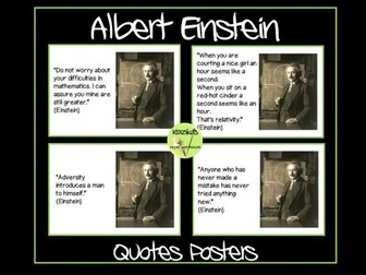 Albert Einstein Quotes Posters