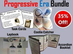The Progressive Era Task Cards and Activities Bundle