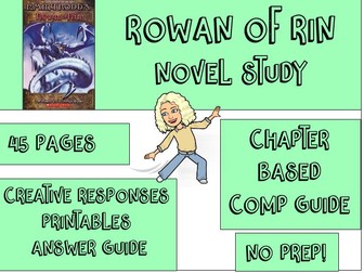 Rowan of Rin - Emily Rodda - Comprehension Guide Novel Study - Printables