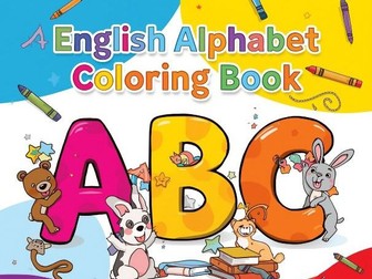 English Alphabet Coloring Book for Kids