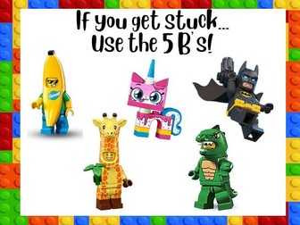 5 B's before me 3B4Me Independent Strategies Lego