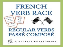 GCSE FRENCH: VERB RACE GAME Passé Composé of Regular Verbs with AVOIR