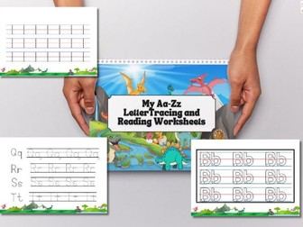 Dinosaur Alphabet Tracing Worksheets