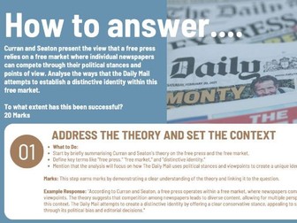 AQA A-level Media Studies exam pack 1