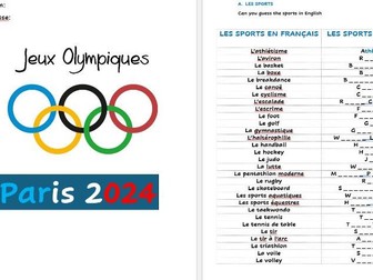 les jeux olympiques Paris 2024