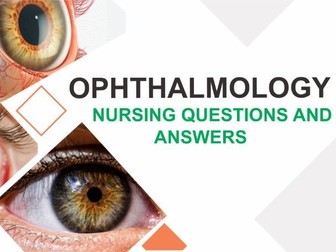 COMPREHENSIVE PAST EXAMINATION QUESTIONS AND ANSWERS FOR OPHTHALMIC NURSING PROGRAMME