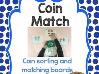 British coin sorting and matching boards