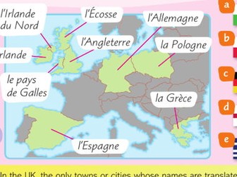 Y9 French - Dynamo - Les pays et les nationalités