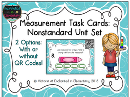 Measurement Task Cards: Nonstandard Units Set