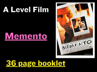 A Level Film Studies: Memento - Auteur/Narrative