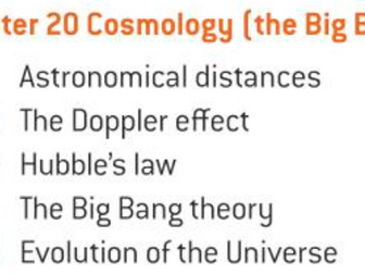 OCR A level Physics: Cosmology (Big Bang)