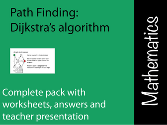 Dijkstra's Algorithm  for Maths