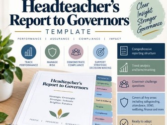 Governors report template