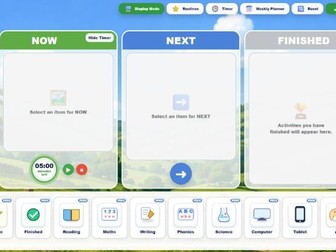 SEND Now/Next Board – Interactive - Visual Timetable and more