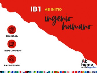 Spanish Vocabulary List Human Ingenuity IB1 - Ab Initio