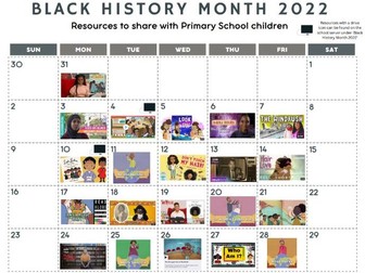BHM 2022 Primary Calendar