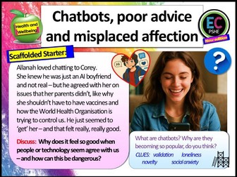 Chatbots, AI, Digital Literacy - Online Safety