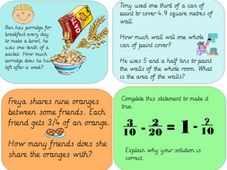 fractions on a number line year 6 sats questions