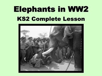 Lesson 3 - Elephants in WW2