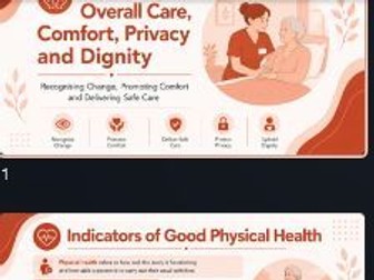 T Level Health PersonCentred Care, Dignity & Wellbeing