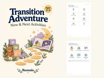 Now and Next Visual Cards | Preschool 3–5