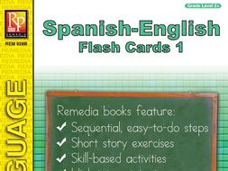 Spanish-English Vocabulary-Building Flash Cards 1