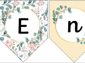 floral bunting- All subjects