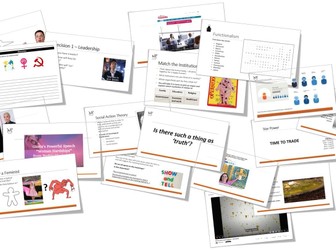 Introduction to Sociological Perspectives - Complete Scheme of Work