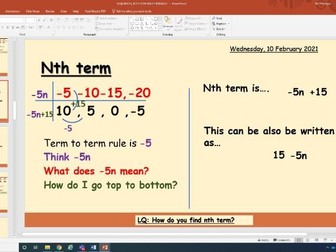 Sequences, Nth term, Fibonacci