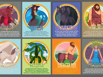 KS2 Ancient Greek Mythical Creatures Posters