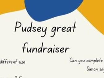 Twinkl book - PUDSEY FUNDRAISER