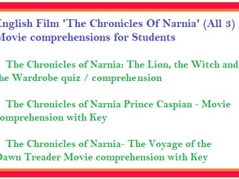 English Film The Chronicles Of Narnia All 3 Movie