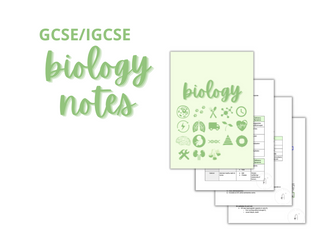 GCSE/IGCSE Biology Notes Bundle
