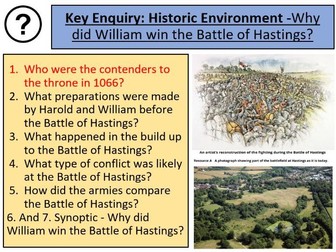AQA Norman England - Historic Environment 2027 The Battle of Hastings