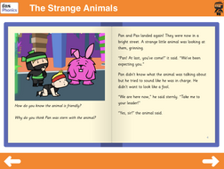 The Strange Animals Reading Book - Phase 5