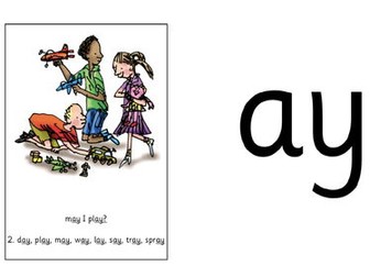 Phonetic sound 'ay' activities