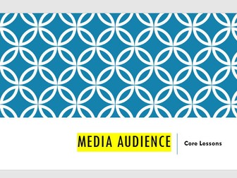 GCSE Media Studies Theoretical Framework Induction PPT and student booklet (MEDIA AUDIENCE)