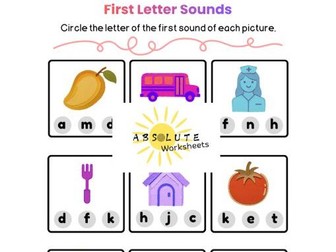 KS1 Phonic Letter Sounds Worksheets NC