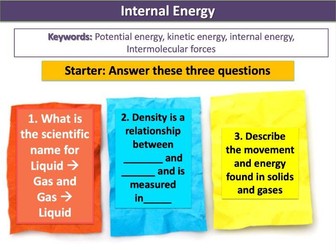 P6.4 Internal Energy