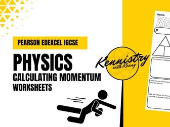 Calculating Momentum Practice Worksheet