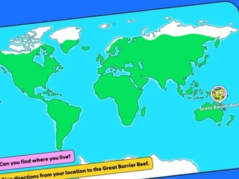 World Map! Great Barrier Reef