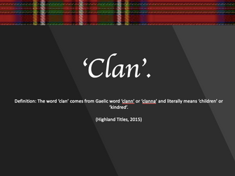 Exploring Scotland Topic Resource Pack