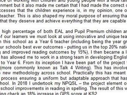 Assistant principal personal statement picture