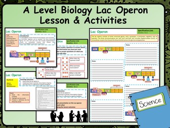 biology level bundle organisms genetics living lac operon lesson activities