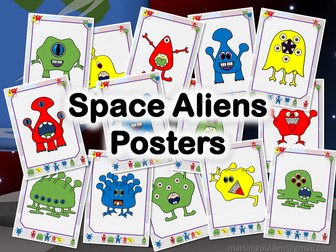 Space Alien Posters